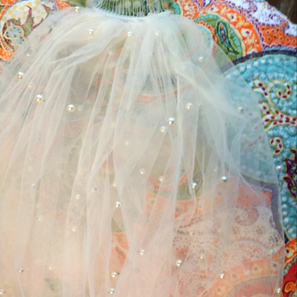 Cathedral wedding veil